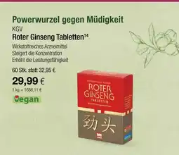 Vitalia Roter ginseng tabletten Angebot