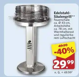 Combi Edelstahl-säulengrill Angebot