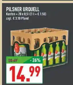 Marktkauf Pilsner urquell Angebot