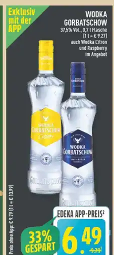 Marktkauf Wodka gorbatschow wodka gorbatschow citron Angebot