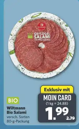 Combi Wiltmann bio salami Angebot