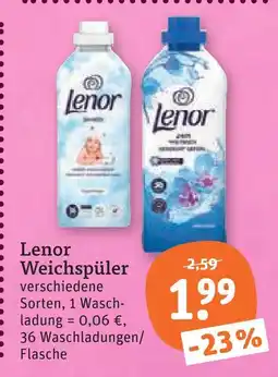 tegut Lenor weichspüler Angebot