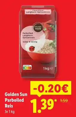 Lidl Golden sun parboiled reis Angebot