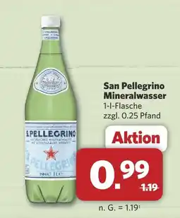Combi San pellegrino mineralwasser Angebot