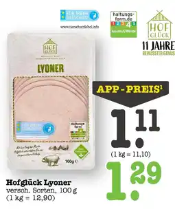 E-Center Hofglück lyoner Angebot