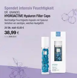 Vitalia Dr. grandel hydroactive hyaluron filler caps Angebot
