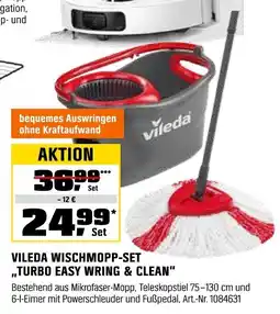 OBI VILEDA WISCHMOPP-SET ,,TURBO EASY WRING & CLEAN" Angebot