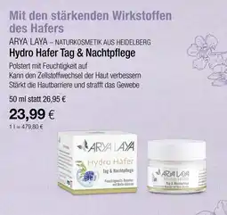 Vitalia Arya laya hydro hafer tag & nachtpflege Angebot