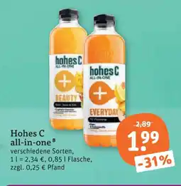 tegut Hohes c all-in-one beauty Angebot