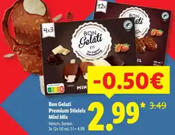 Lidl Bon gelati premium stieleis mini mix Angebot