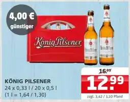 Getränke Quelle König pilsener bier Angebot