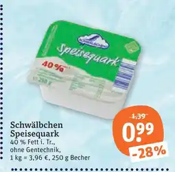 tegut Schwälbchen speisequark Angebot