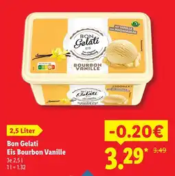 Lidl Bon gelati eis bourbon vanille Angebot