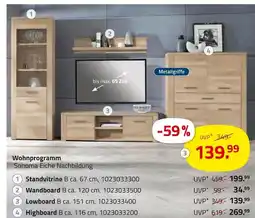 ROLLER Standvitrine Angebot