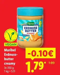 Lidl Maribel erdnussbutter creamy Angebot