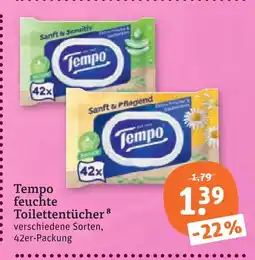 tegut Tempo feuchte toilettentücher Angebot