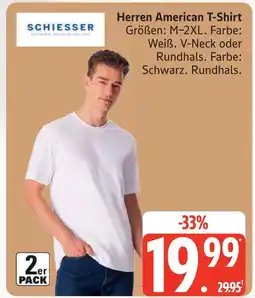 Marktkauf Schiesser herren american t-shirt Angebot