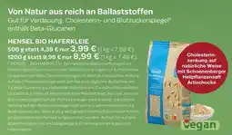 Vitalia Hensel bio haferkleie Angebot