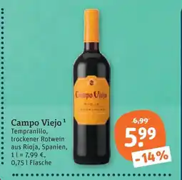 tegut Campo viejo tempranillo Angebot