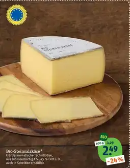 tegut Bio-steinsalzkäse Angebot
