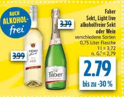 diska Faber sekt Angebot