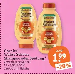 tegut Garnier wahre schätze shampoo Angebot