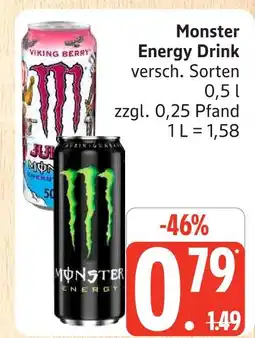 Marktkauf Monster energy drink Angebot