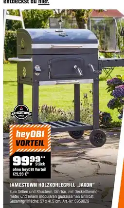 OBI Jamestown holzkohlegrill jaxon Angebot