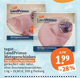 tegut Tegut... landprimus metzgerschinken Angebot