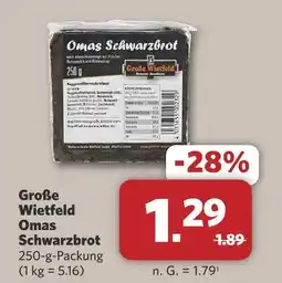 Combi Große wietfeld omas schwarzbrot Angebot