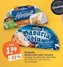 tegut Bergader bavaria blu Angebot