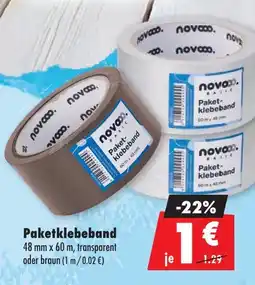 Mäc Geiz Novoo paketklebeband Angebot