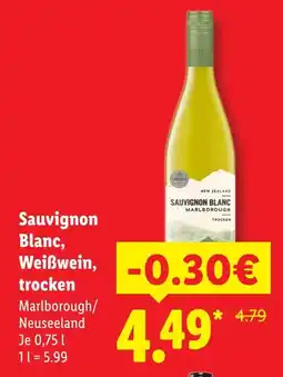 Lidl Sauvignon blanc, weißwein, trocken Angebot