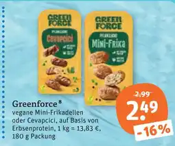 tegut Greenforce mini-frikadellen Angebot