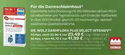 Vitalia Dr. wolz darmflora plus select intensiv Angebot