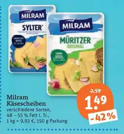 tegut Milram sylter käse Angebot