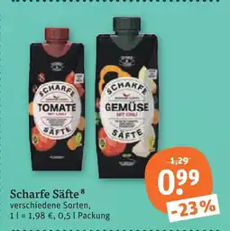 tegut Scharfe säfte tomate Angebot