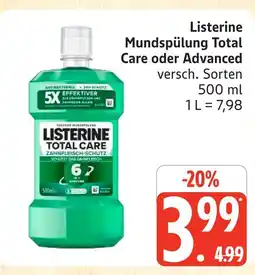 Marktkauf Listerine mundspülung total care Angebot