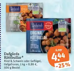 tegut Dafgårds original köttbullar Angebot
