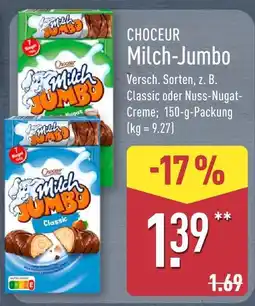 Aldi Nord Choceur milch-jumbo classic Angebot