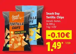Lidl Snack day tortilla chips nacho cheese Angebot