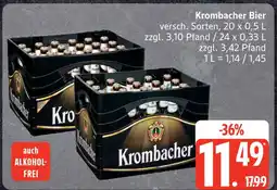 Edeka Krombacher bier Angebot