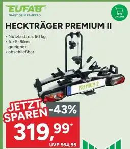 Marktkauf Eufab heckträger premium ii Angebot