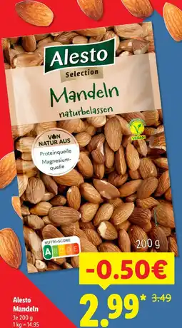 Lidl Alesto mandeln naturbelassen Angebot