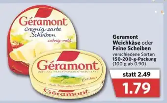 Combi Geramont Weichkäse oder Feine Scheiben 150-200g Angebot