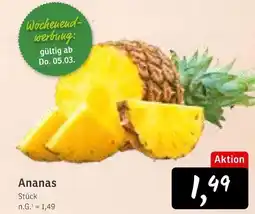 KONSUM Ananas Angebot