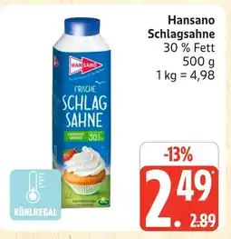 Marktkauf Hansano schlagsahne Angebot