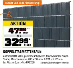 OBI DOPPELSTABMATTENZAUN Angebot