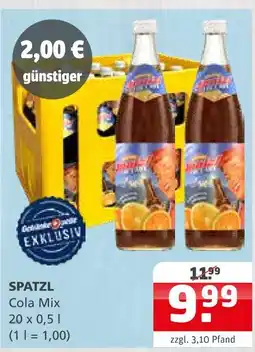 Getränke Quelle Spatzl cola mix Angebot