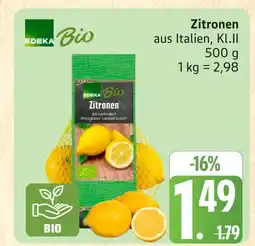 Marktkauf Edeka bio zitronen Angebot